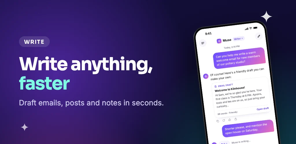 Aurora template as a Google Play feature graphic