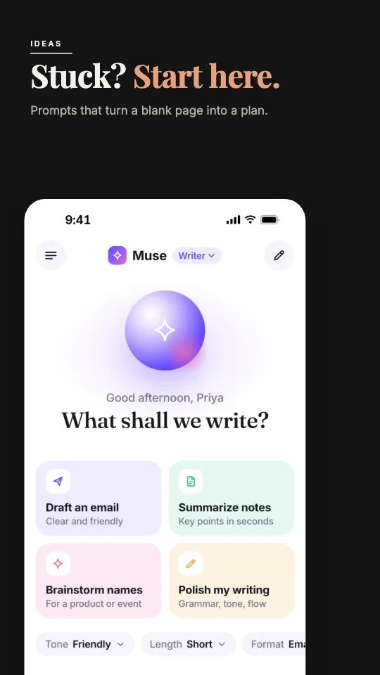 Editorial template on an Android phone screenshot
