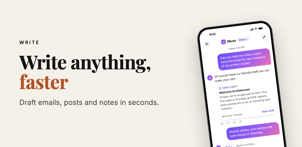 Editorial template as a Google Play feature graphic