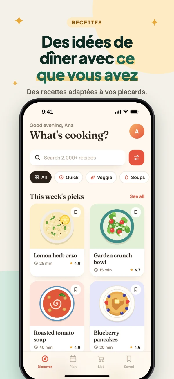The same screenshot in French