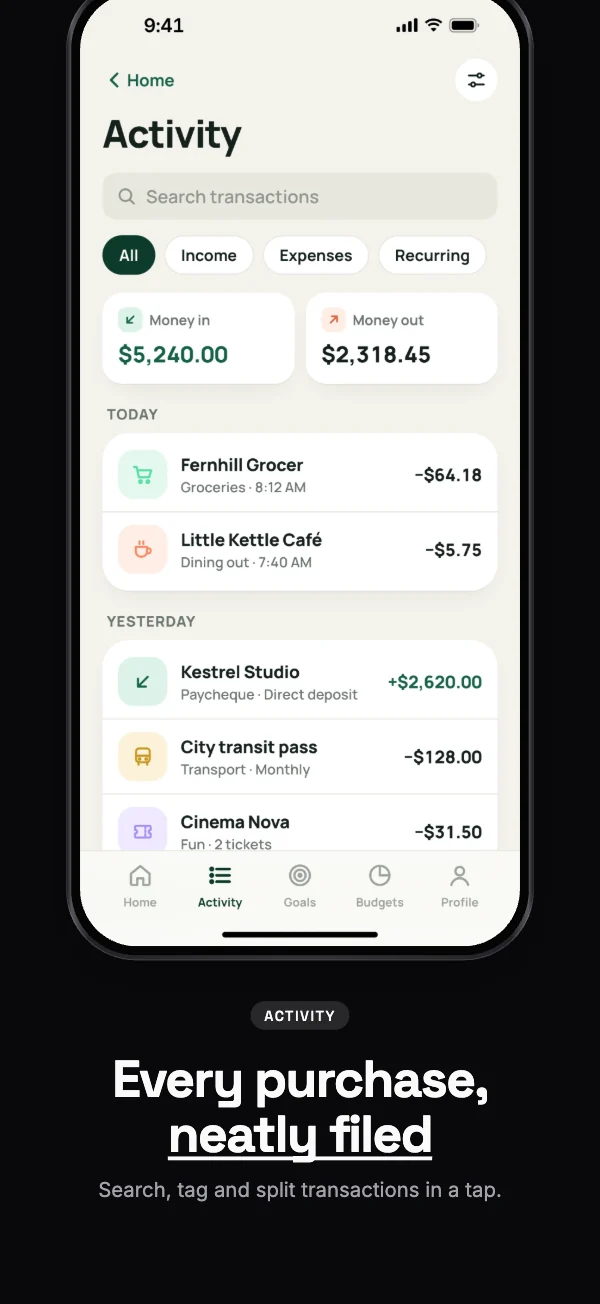 Mono template, iPhone screenshot 2
