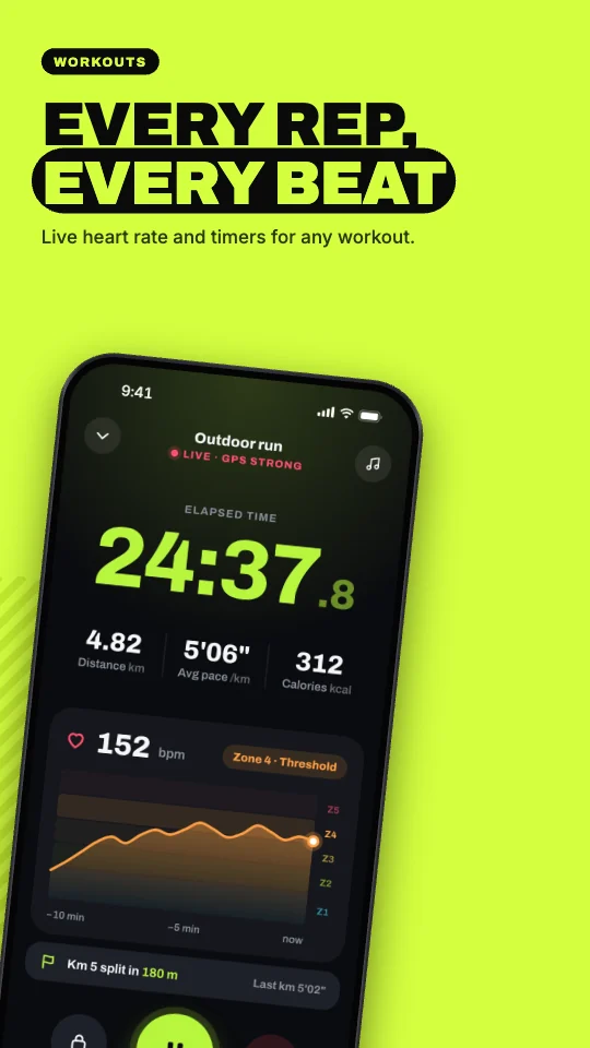 Pulse template on an Android phone screenshot